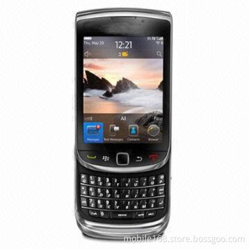 GPS/Wi-Fi Refurbished Original Unlocked BB Torch 9800/BlackBerry Phone, 3G + Java + Bluetooth